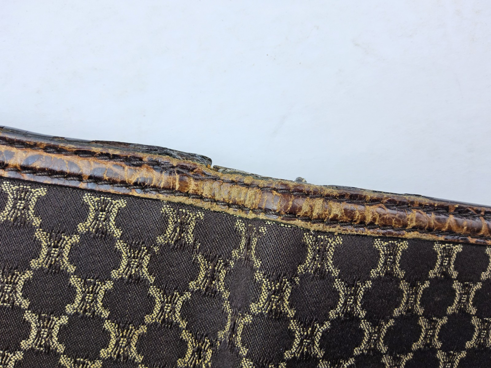 CELINE Logo Macadam Pattern Full Size Snap Wallet - image 9