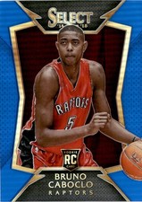 2014-15 Panini Select #81 Bruno Caboclo Prizms Blue #/249 Toronto Raptors