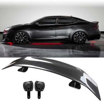 For Nissan Maxima 16-23 46'' Rear Trunk Spoiler Lip Wing Racing Carbon Fiber ABS