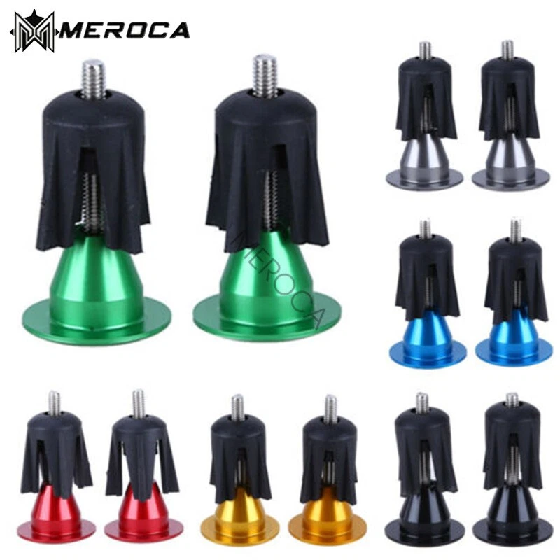 1 пара алюминиевых торцевых заглушек для руля велосипеда горного велосипеда плоская подъемная штанга крышка рукоятки - Изображение 3 из 4