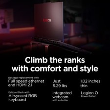 Lenovo - Legion Pro 5 16" 2.5K Gaming Laptop - AMD Ryzen 9 8945HX 2023 - NVID... 6