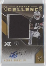 2020 Panini XR Rookie Xcellence Swatches Gold /10 Henry Ruggs III Auto RC