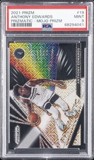 2021 PANINI PRIZM PRIZMATIC MOJO PRIZM #19 ANTHONY EDWARDS 21/25 PSA 9