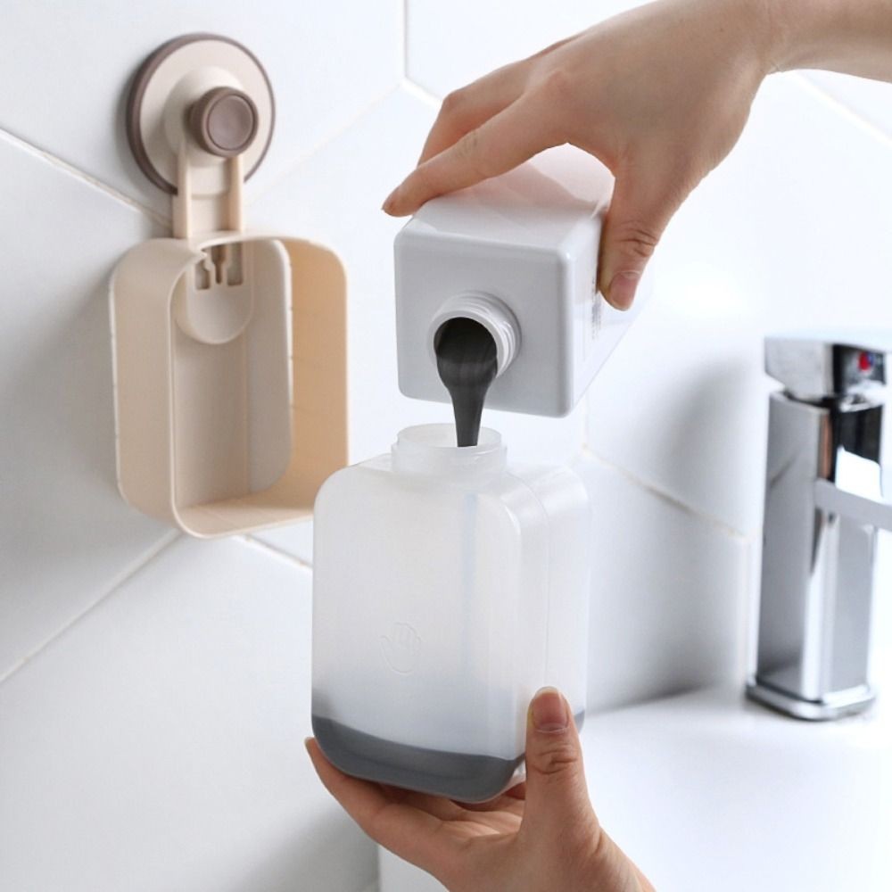 Press Type Suction Cup Soap Dispenser Liquid Soap Distributor  For Liquid Soap
