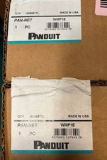 Open Box Panduit Pan-Net WMP1E Horizontal Cable Manager Black 2 RU Front/Rear