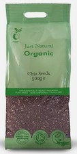 Just Natural Organic Chia Seeds 500g BBE 06/2027