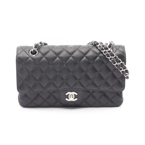 Chanel Matelasse W Flap Shoulder Bag Indian Calf r0_0604