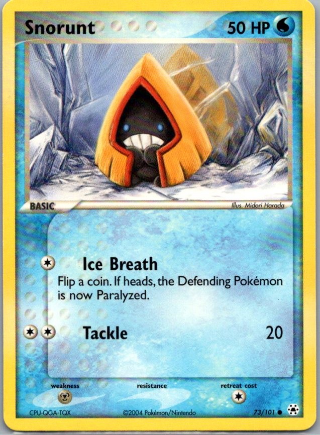 Snorunt 73/101 Common Hidden Legends NM