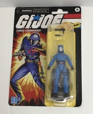 The Hasbro GI Joe Cobra Commander Retro Action Figure  Cobra Enemy.