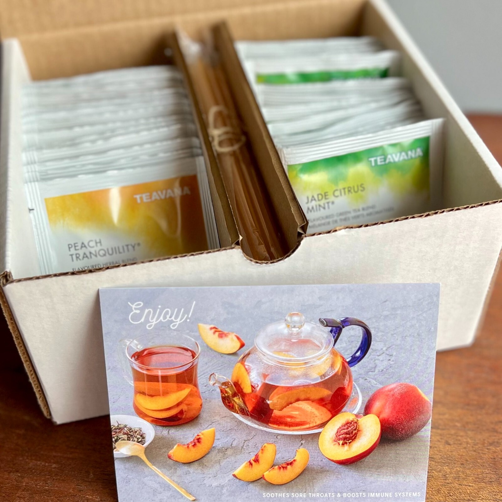 "Medicine Ball" Tea Bundle Starbucks Teavana Peach Tranquility Jade