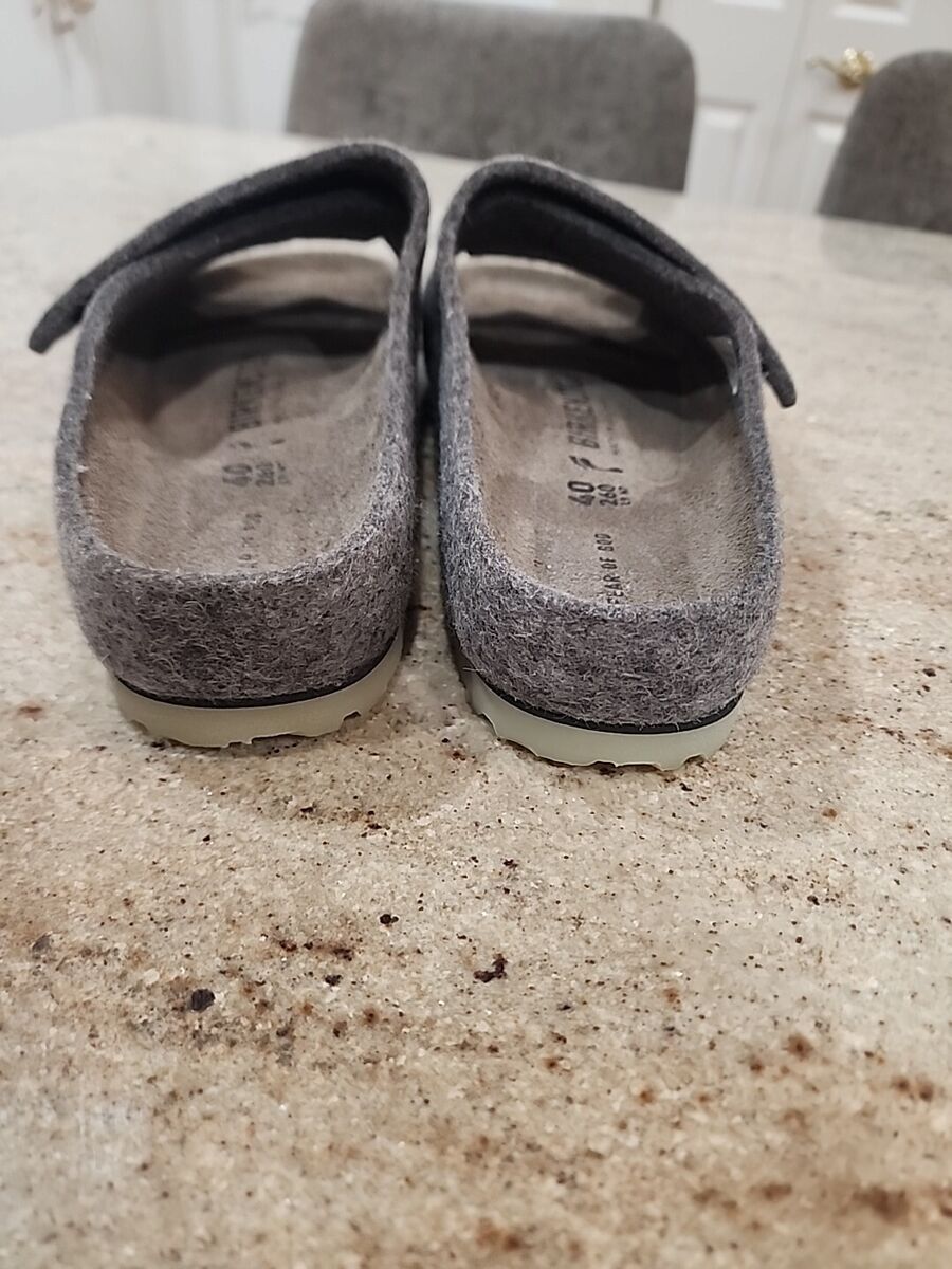 New Men's FEAR OF GOD X BIRKENSTOCK Ash Los Feliz Felt New Men's FEAR OF GOD X BIRKENSTOCK Ash Los Feliz Felt