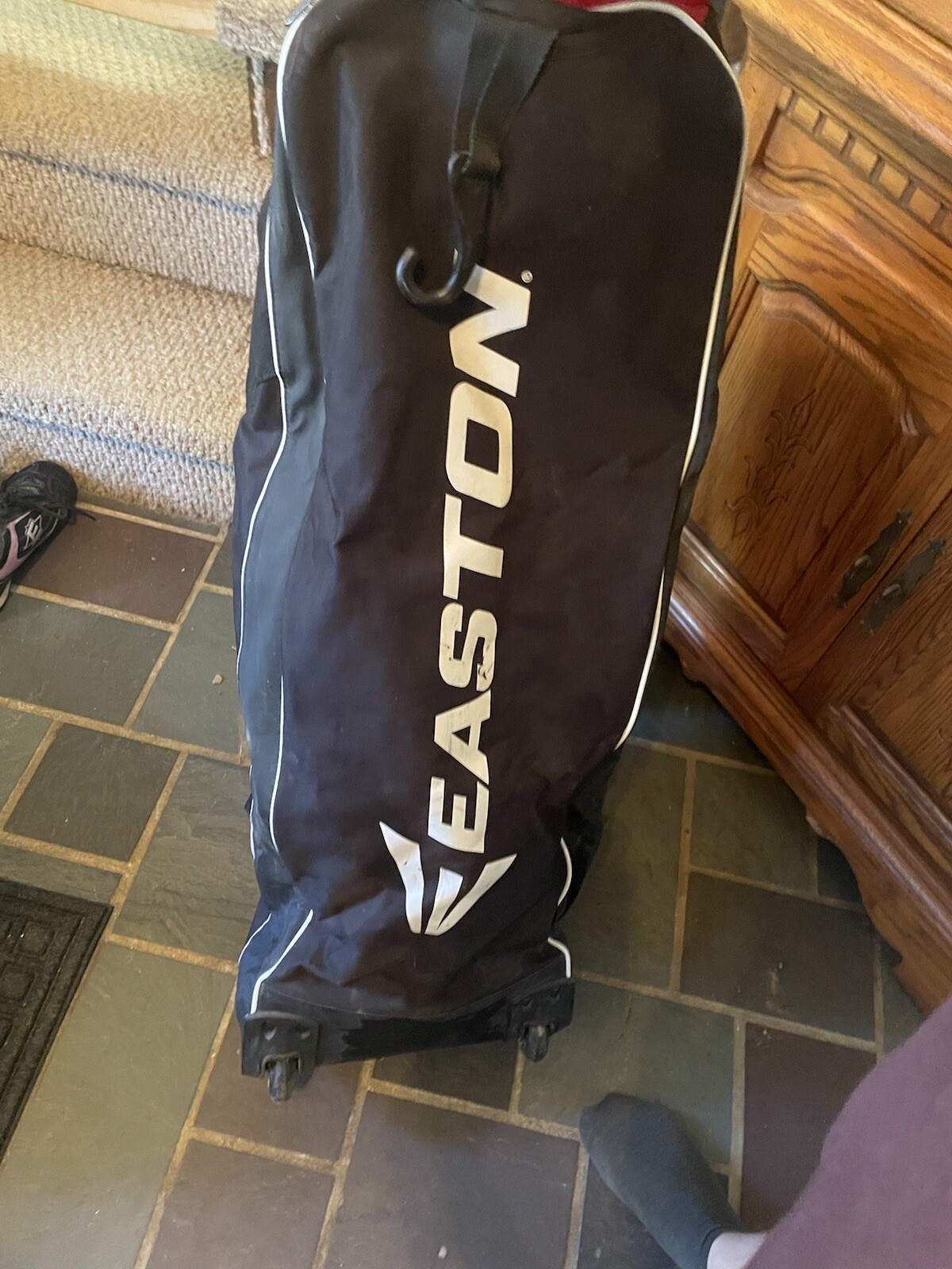 Easton Catchers Equipment Bag Baseball/ Softball Red/black/grey/white