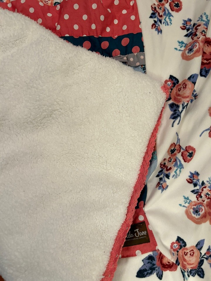 Matilda Jane Rock A Bye Blanket Crib Quilt 50" X 36" Floral Baby Bed