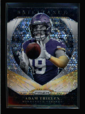 ADAM THIELEN 2020 PANINI PRIZM #16 BRILLIANCE NO HUDDLE PARALLEL BA4946