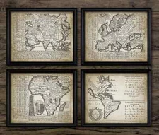World Languages Print Set Of 4, Philologist Wall Art, Educational Student Poster