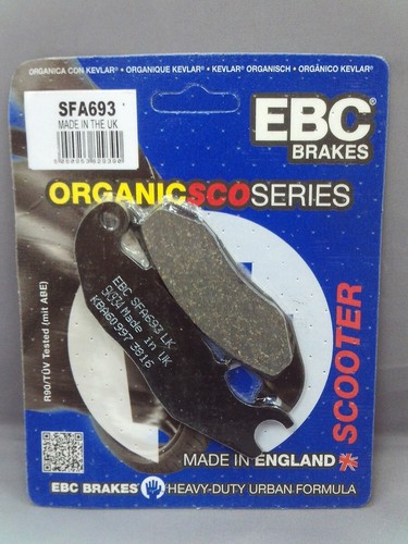 Fits VESPA GTS 125, GTS 300 ABS 2022-2024 Front EBC Disc Brake Pads Pad SFA693 - Picture 4 of 5