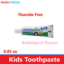 Dental Kids Toothpaste Fluoride Free Toothpaste, Bubblegum, 0.85Oz, 1-36/Bx USA