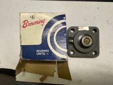Browning Four-Bolt Flange Ball Bearing Unit - 1/2 in Bore, 4-Bolt Flange,