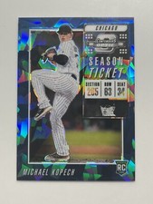 2019 Panini Chronicles Contenders Optic Blue Ice Michael Kopech /99 White Sox