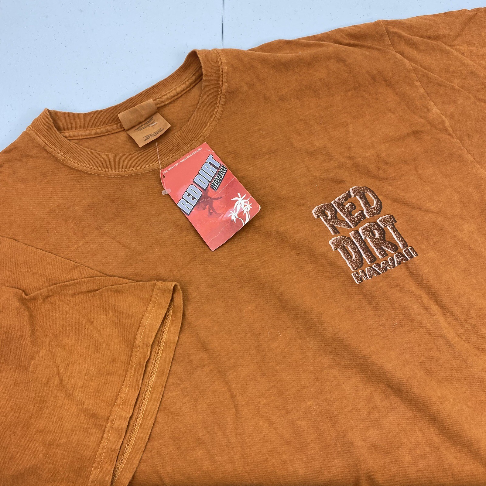 Red Dirt Shirt Mens XL Hawaii Maui Kauai TShirt original Hanes Beefy