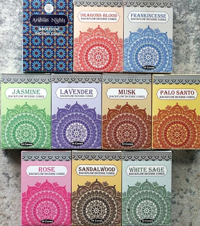 Sacred Tree NEW Large Premium Backflow Incense Cones Back Flow 14pc -140pcs BULK - Image 4 of 4