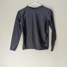 Kids HoneyMark Long Sleeve Swim Shirt - Gray-blue