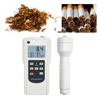 moisture content of cigarette tobacco Pin Type Cigarette Moisture Meter Tester Water Content Analyzer Gauge 0~80%