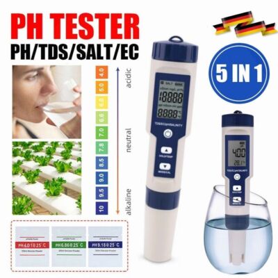Wasserqualität Tester Digital TDS EC Messgerät Leitwertmessgerät Trinkwassertest