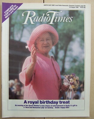 Radio Times/1985/Queen Mum/Roy Hudd/Donald Gee/Adrian John/Shogun/Bernard Hill/