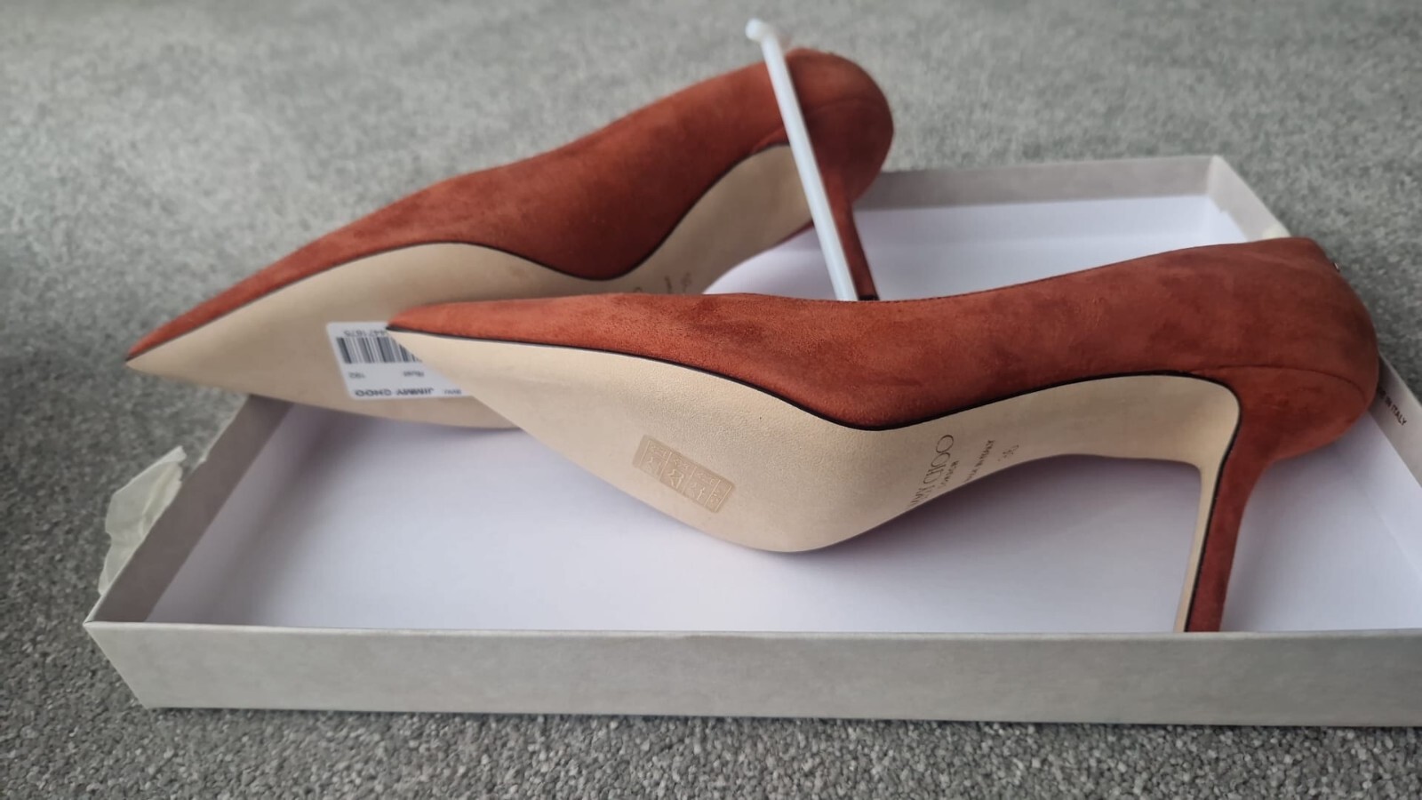New Jimmy Choo Love 85 ,Size 36, Rust Sued Boxed RRP £475 image 4