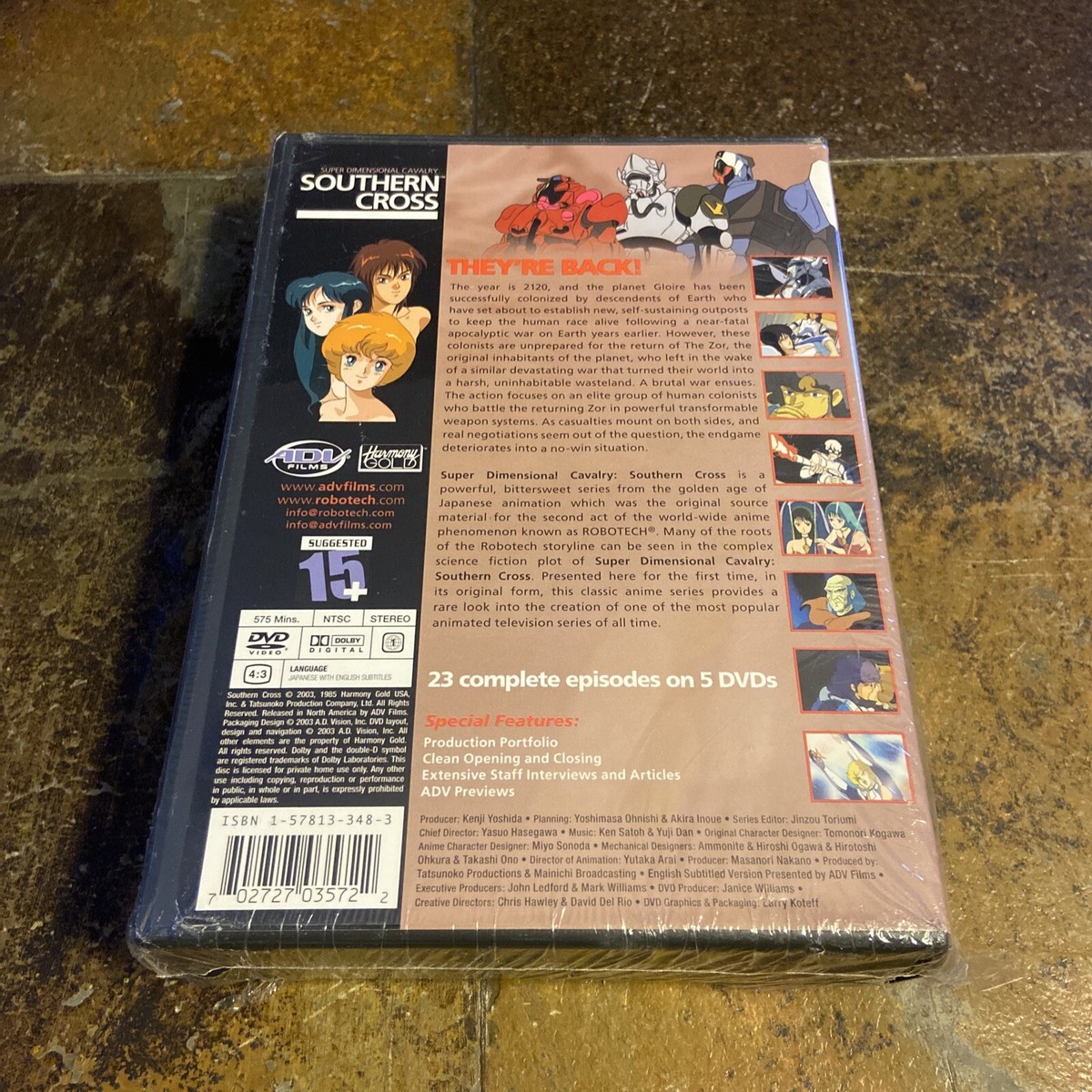 Super Dimensional Cavalry Southern Cross (DVD, 2003, 5-Disc