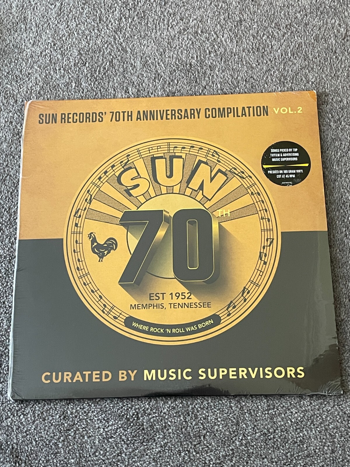 Sun Records 70th Anniversary Compilation Vol. 2 Vinyl LP NEW SEALED VINYL damage