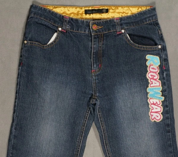 SJ10418 **ROCA WEAR** STRAIGHT LEG WOMENS JEANS sz16 - Изображение 2 из 4