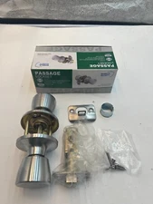 BULK!LOT OF 5-Shield Security Passage Lockset 913810 Satin Chrome G3 4-Way Latch