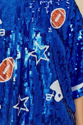 Fußball Spieltag Pailletten Top - Bild 12 von 28