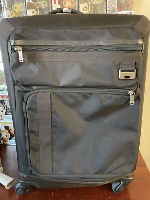 Read Descr Tumi Windmere Trip Expandable Nylon Packing Suitcase Rolling Luggage