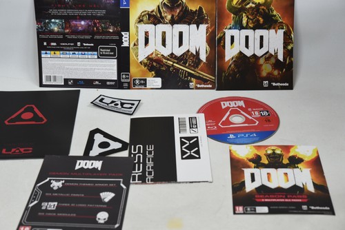 Doom Pack UAC PS4 neuf blister officiel boîte abimée