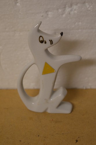1950S RARE ROYAL DUX PORCELAIN DOG #2 - Picture 2 of 5