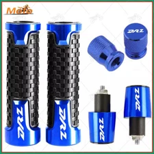 Blue For Suzuki DRZ Handlebar Grips,Handle Bar End ,Wheel Tire Valve caps Cover