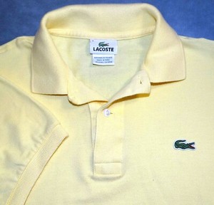 lacoste lemon polo shirt