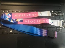 2024 PARIS OLYMPIC PARALYMPIC ATOS OFFICIAL LANYARD
