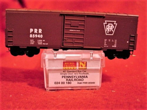 Coche de caja MTL 24180 PENNSYLVANIA RR 40' estándar sin RW #84940 'NUEVO' ESCALA N | Zustand: New