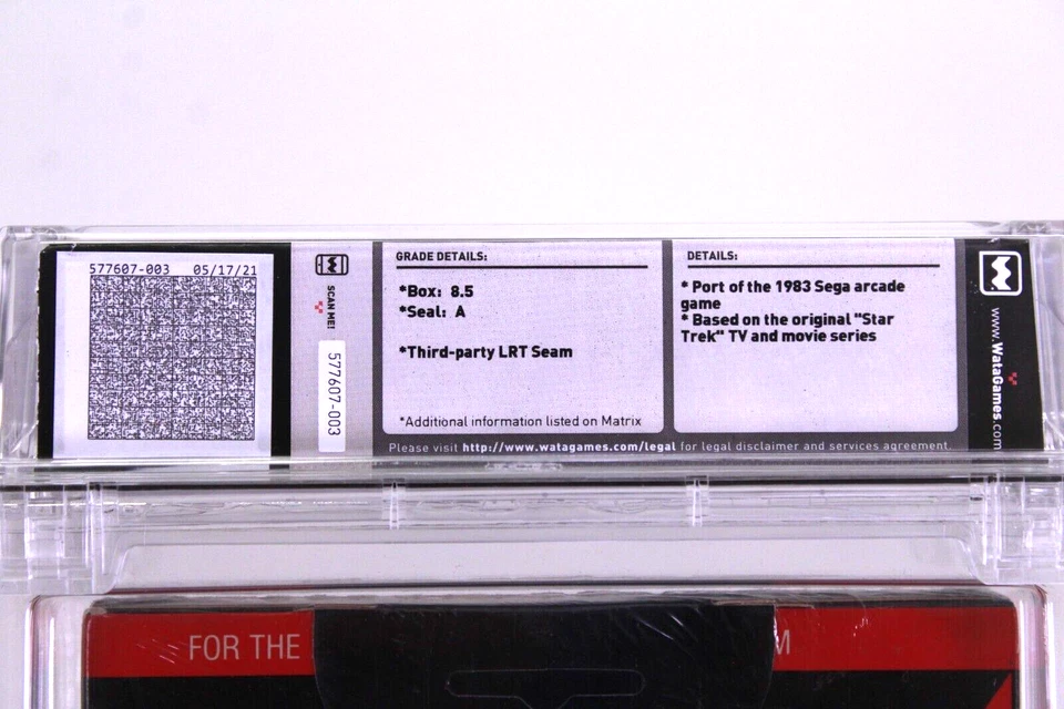 Star Trek Strategic Operations Simulator New Atari 5200 Sealed WATA VGA 8.5 A - Image 3 of 3