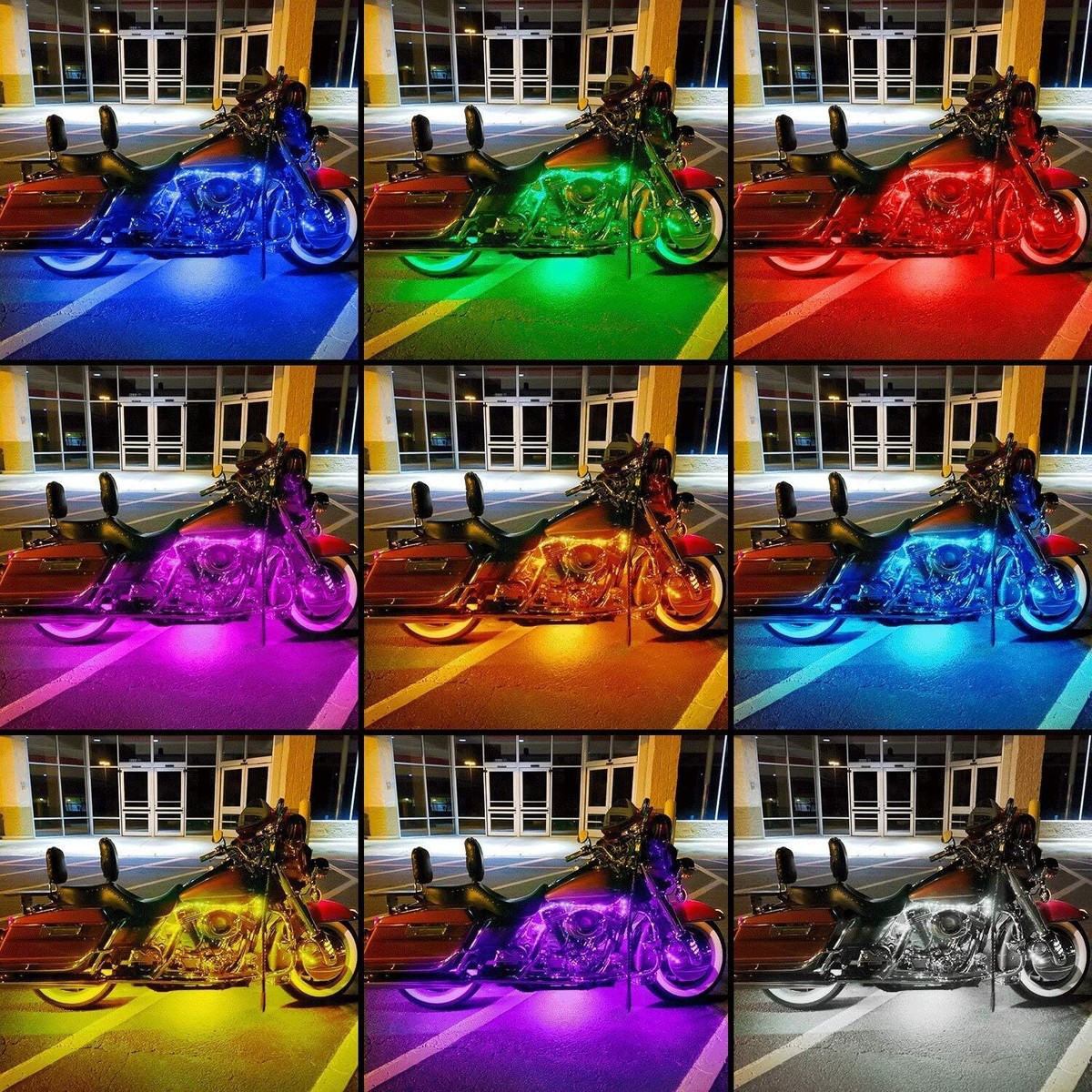 Motorcycle RGB LED Atmosphere Strip For Kawasaki Ninja ZX Series