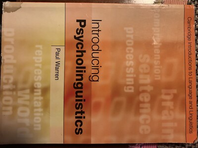 Cambridge Introductions to Language and Linguistics Ser.: Introducing...