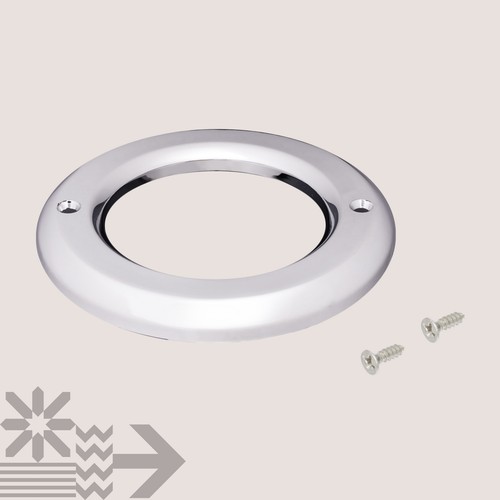 2.5 inch Round LED Marker Light Chrome Bezel - Picture 6 of 6