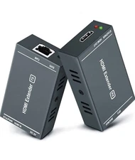 HDMI Extender 1080p@60Hz, 3D, Over Single Cat5e/Cat6/Cat 7 Transmit Up to 196 Ft