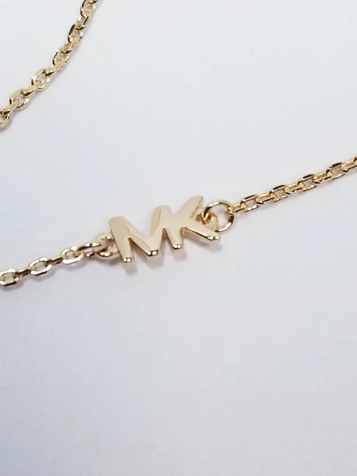 Collar con colgante multicolor de oro rosa Michael Kors Foto 4 de 4