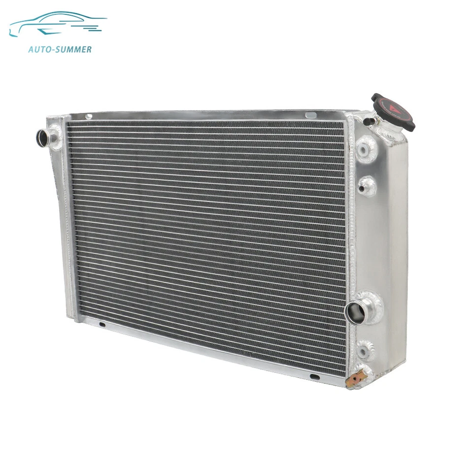 FOR 82-02 CHEVY S10 BLAZER V8 1984-1990 CORVETTE 3 ROW ALUMINUM RACING RADIATOR - Image 2 of 4