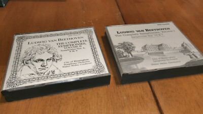 WALTER WELLER BIRMINGHAM SYMPHONY BEETHOVEN MHS VOLS. 1 &2 CD SETS 6 DISCS